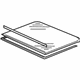 Volkswagen 5NN-877-056 Rear Glass