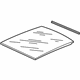 Volkswagen 3G8-877-071-B Sunroof Glass