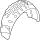 Volkswagen 17A-810-971-A Wheelhouse Liner
