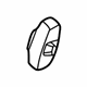 Volkswagen 1J0-880-287 Windshield Pillar Trim Clip