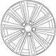 Volkswagen 561-601-025-AB-FZZ Wheel, Alloy