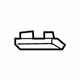 Volkswagen 5C6-853-509-A-9B9 Lower Molding