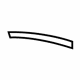 Volkswagen 5C6-823-707 Front Weatherstrip