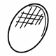 Volkswagen 1Y0-868-149-3PT Speaker Grille