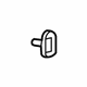 Volkswagen 1C0-881-633-A-3PT Release Handle