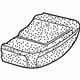 Volkswagen 3B5-885-319-S Seat Cushion Pad