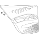 Volkswagen 11A-867-209-B-EOT Door Trim Panel