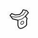 Volkswagen 1J0-253-144-Q Muffler Hanger