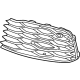 Volkswagen 5H0-853-665-N-9B9 Outer Grille
