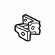 Volkswagen 7L0-831-401-C Upper Hinge