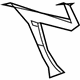Volkswagen 3C9-807-377 Side Support
