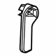 Volkswagen 1J1-823-533-C-3PT Release Handle