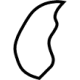 Volkswagen 1J0-885-931-B Headrest Pad