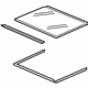 Volkswagen 3CN-877-056-A-9B9 Rear Glass