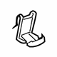Volkswagen 1Q0-867-208-B Quarter Trim Clip