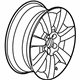 Volkswagen 1C0-601-025-AB-8Z8 Wheel, Alloy
