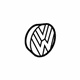 Volkswagen 1J0-601-171-XRW Center Cap