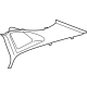 Volkswagen 11A-867-287-C-4PK Rear Pillar Trim