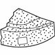 Volkswagen 3D5-885-375-AH Seat Cushion Pad