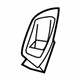 Volkswagen 561-863-349-81U Switch Bezel