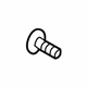 Volkswagen N-907-321-03 Cover Bolt