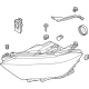 Volkswagen 17A-941-035-E Headlamp Assembly