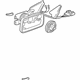 Volkswagen 1E1-857-507-E-01C Mirror Assembly