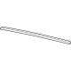 Volkswagen 3CM-839-643-2MG Upper Molding