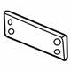 Volkswagen 1C0-807-287-J-B41 License Bracket
