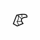 Volkswagen N-911-680-01 Lower Trim Nut