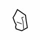 Volkswagen 3C9-867-208-A Rear Pillar Trim Retainer Clip