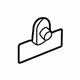 Volkswagen 7D0-809-486 Seat Belt Mount