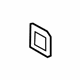 Volkswagen 6R0-837-923 Door Check Seal