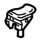 Volkswagen 5NN-885-651-D-82V Release Handle