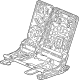 Volkswagen 5NN-885-061-B-CA9 Seat Frame