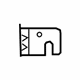 Volkswagen 7B0-201-829 Vapor Canister Lower Bracket