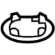 Volkswagen 11A-829-419-4PK Headliner Plug