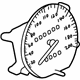 Volkswagen 701-957-033-C Speedometer