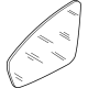 Volkswagen 2GJ-857-521-D Mirror Glass