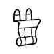 Volkswagen 7B0-861-821-DX9 Hook