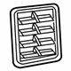 Volkswagen 7B0-819-465-A Vent Grille