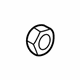 Volkswagen N-104-355-08 Lower Support Nut