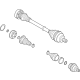 Volkswagen 3QF-501-203-A Axle Assembly