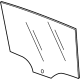 Volkswagen 5H4-845-025 Moveable Glass