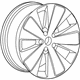 Volkswagen 5C0-601-025-AK-AX1 Wheel, Alloy