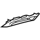 Volkswagen 5H1-863-099-1QB Front Trim
