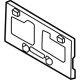 Volkswagen 3CN-807-287-K-9B9 License Bracket