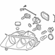 Volkswagen 7L6-941-017-BK Headlamp Assembly