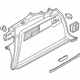 Volkswagen 7P6-867-038-F-EOA Quarter Trim Assy