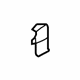 Volkswagen 7L0-867-787 Cowl Trim Retainer